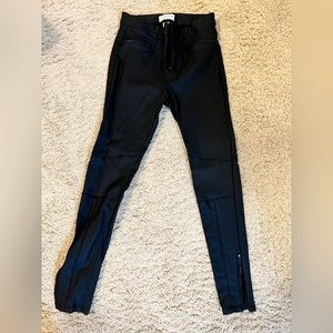 Faux leather Calvin Klein Pants